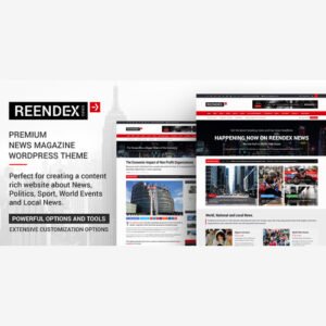 Reendex - Broadcast News Magazine WordPress Theme