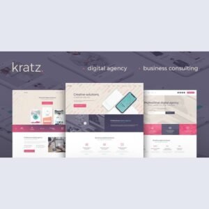 Kratz - Digital Agency Marketing and SEO WordPress Theme