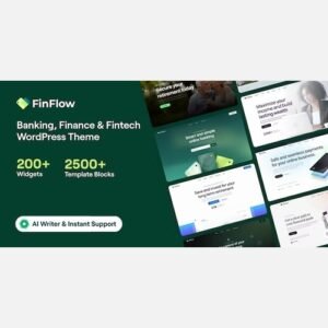 FinFlow - Banking, Finance & Fintech WordPress Theme