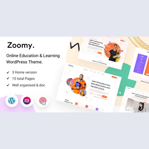 Zoomy - LMS & Education WordPress Theme