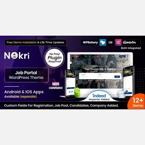 Nokri - Job Board WordPress Theme
