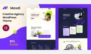 Maxdi - Creative Agency WordPress Theme