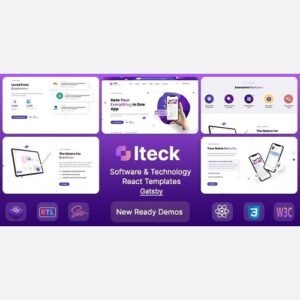 Iteck - Gatsby Software & Technology Template