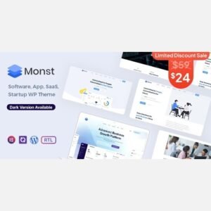 Monst - Saas Startup WordPress Theme