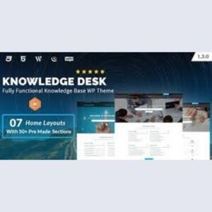 Knowledgedesk- Knowledge Base WordPress Theme