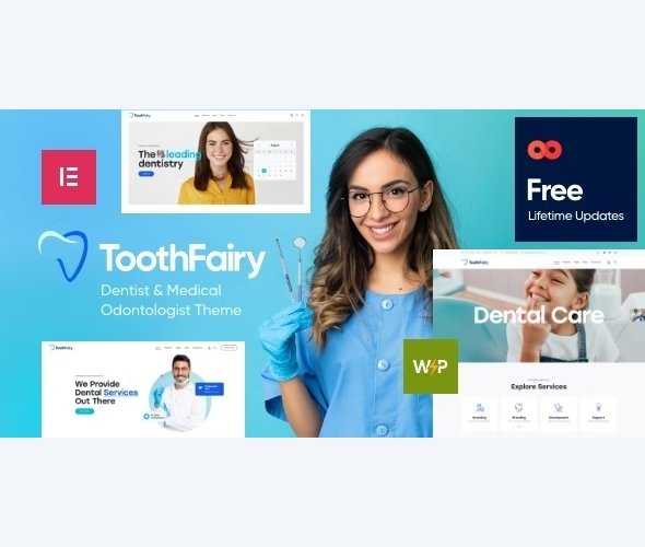 Tooth Fairy - Dentist & Medical Odontologist WordPress Theme