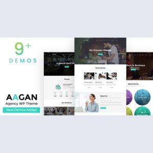 Aagan - Agency, Startup WordPress Theme