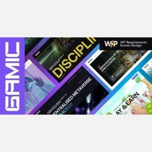 Gamic - Metaverse Gaming & Crypto WordPress Theme