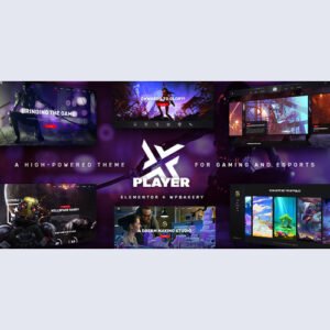 PlayerX - A High-powered Theme for Gaming and eSports