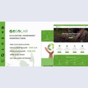 GoSolar - Eco Environmental & Nature WordPress Theme