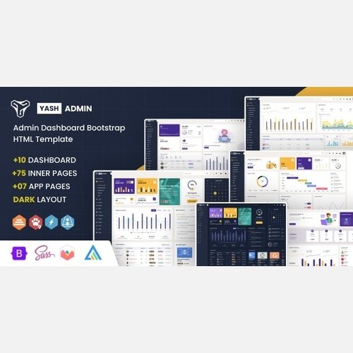 YashAdmin - Admin Dashboard Bootstrap HTML Template
