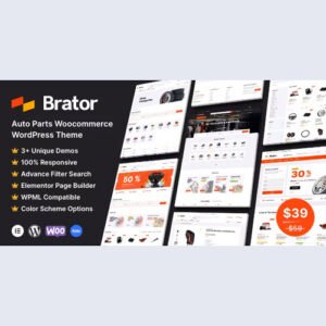 Brator - Auto Parts WooCommerce WordPress Theme