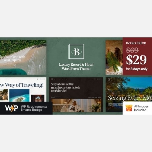 Belicia - Luxury Resort & Hotel WordPress Theme