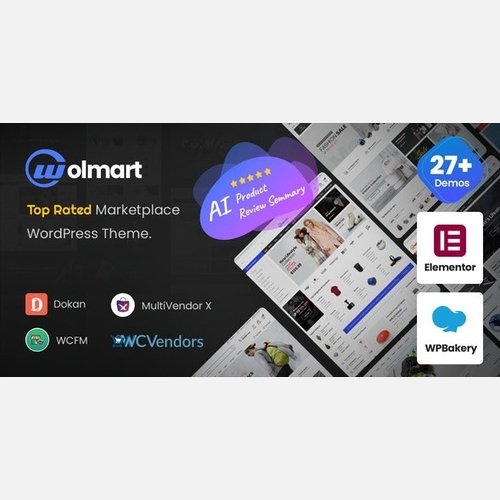 Wolmart - Multi-Vendor Marketplace WooCommerce Theme