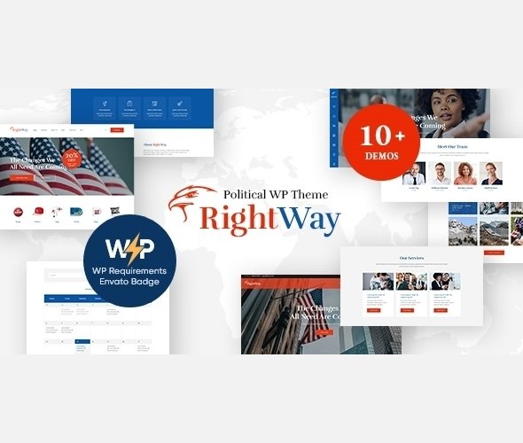 Right Way - Election Campaign and Political Candidate WordPress Theme