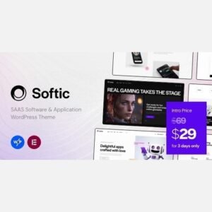 Softic - SAAS Software & Application WordPress Theme