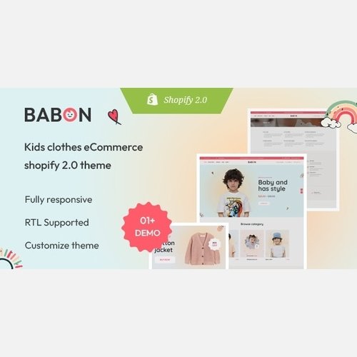 Babon - The Kids Fashion Responsive Shopify Theme