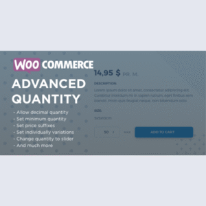 WooCommerce Advanced Quantity v3.0.2