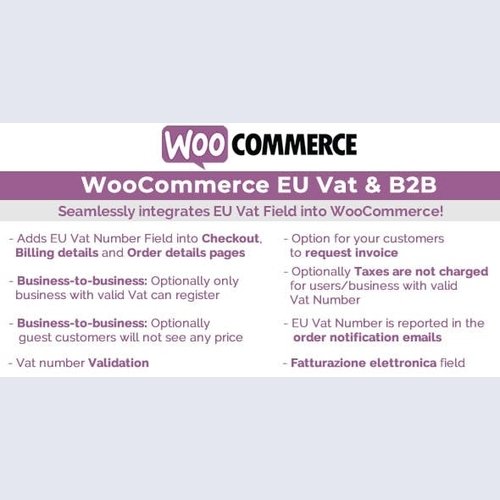 WooCommerce Eu Vat & B2B v10.5