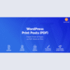 WordPress Print Posts & Pages (PDF) v1.5.4