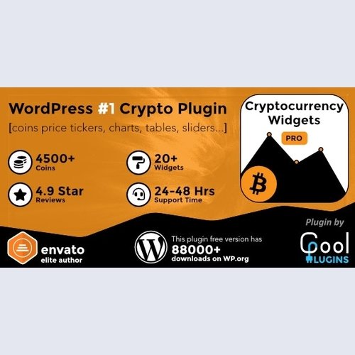 Cryptocurrency Widgets Pro - WordPress Crypto Plugin