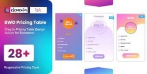 BWD Pricing Table addon for elementor