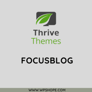 Thrive Themes Focusblog WordPress Theme
