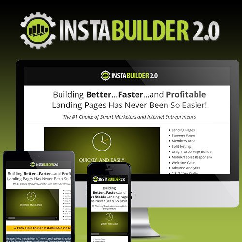 Instabuilder 2.0 - Easy-To-Use Drag and Drop Software