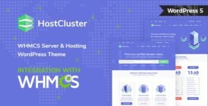HostCluster- WHMCS Server & Hosting WordPress Theme + RTL