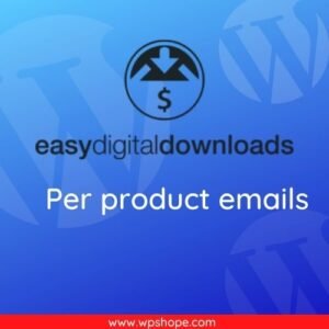 Easy Digital Downloads Per Product Emails
