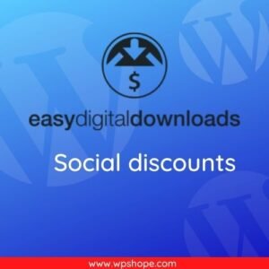 Easy Digital Downloads Social Discounts