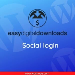 Easy Digital Downloads  Social Login