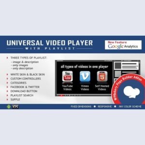 Universal Video Player for WPBakery Page Builder