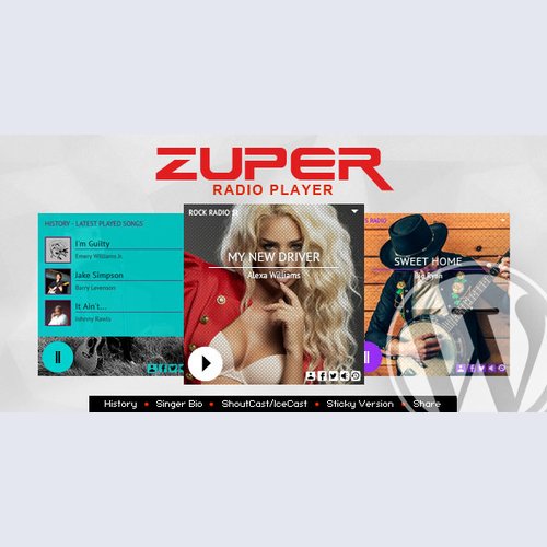 Zuper v2.2.1 - Shoutcast and Icecast Radio Player With History